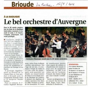 article La Ruche 12/8/2016